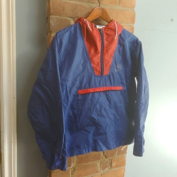 Vintage Nike Color Block Pullover Anorak Jacket Size Medium Made In USA - Picture 2 of 16